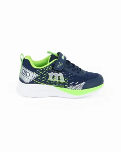 MELANIA - Sneakers blu da bimbo con strappo, numerata 25/30