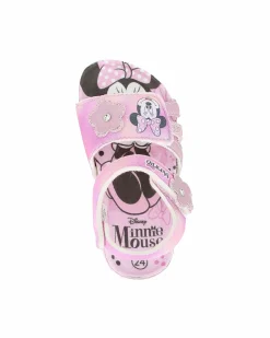 MINNIE - Sandalo rosa  con chiusure a reappo