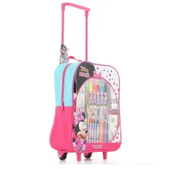 MINNIE - Trolley con colori, album e adesivi
