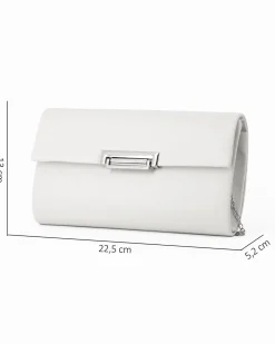 MISS GLOBO - Pochette bianca con patta