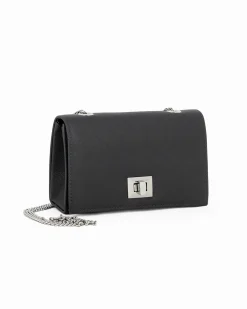MISS GLOBO - Pochette con patta nera e chiusura a girello