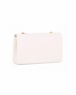 MISS GLOBO - Pochette con patta beige e chiusura a girello