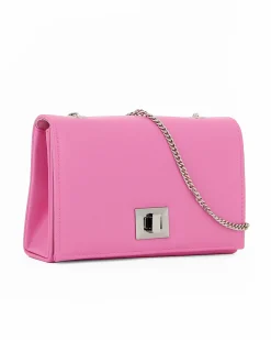 MISS GLOBO - Pochette rosa scuro con patta e chiusura a girello