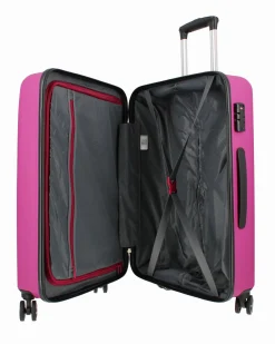 MODO BY RONCATO - TROLLEY ABS MAGENTA 4 RUOTE CON COMBINAZIONE TSA