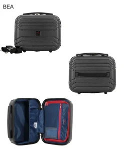MODO BY RONCATO - TROLLEY ABS NERO 4 RUOTE CON COMBINAZIONE TSA