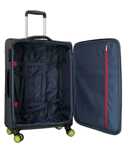 MODO BY RONCATO - TROLLEY NERO IN TESSUTO CON LUCCHETTO TSA