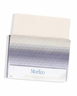 MORFEO - LENZUOLA COPPIA MORFEO M/RIGHE BEIGE 2 PIAZZE