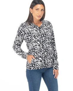 M/PILE C/TASCHE ZEBRA