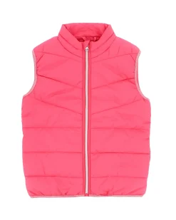 NAME IT - GILET SMANICATO ROSA DA BIMBA