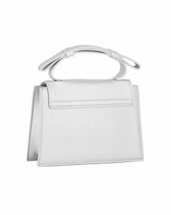 NARDINI - Clutch argento con patta