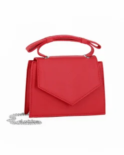 NARDINI - Clutch rossa con patta