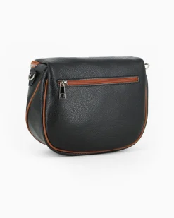 NARDINI - Marsupio nero da donna in VERA PELLE - MADE IN ITALY