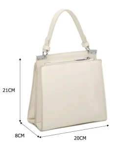 NARDINI - Minibag beige con due scomparti principali, tracolla removibile