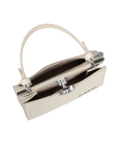 NARDINI - Minibag beige con due scomparti principali, tracolla removibile