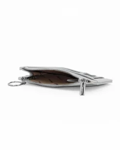 NARDINI - Portacarte indaco con tasca portaspicci e anello portachiavi