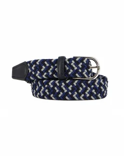 NAZARENO GABRIELLI - Cinta blu junior, intrecciata ed elasticizzata