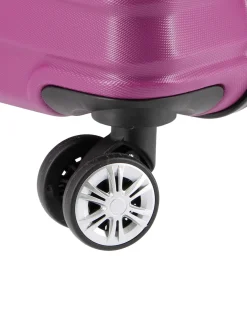 NAZARENO GABRIELLI - TROLLEY BORDEAUX IN ABS 4 RUOTE