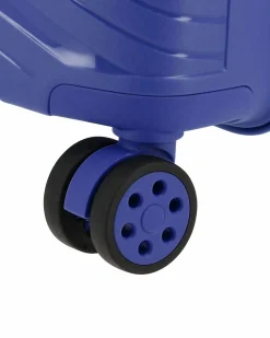 NAZARENO GABRIELLI - TROLLEY BLU IN ABS 4 RUOTE
