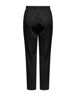 NEON&NYLON - PANTALONE NERO CON VITA ELASTICIZZATA E TASCA AMERICANA