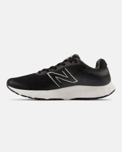 NEW BALANCE -  SCARPA DA RUNNING NERA CON DETTAGLI SILVER DA UOMO, M520LB8