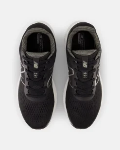 NEW BALANCE -  SCARPA DA RUNNING NERA CON DETTAGLI SILVER DA UOMO, M520LB8