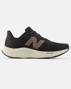 NEW BALANCE - SCARPA DA RUNNING NERA CON DETTAGLI LEOPARDATI DA DONNA, WARISIK4