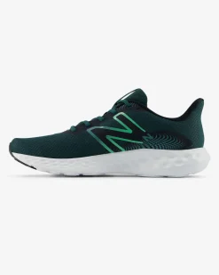 NEW BALANCE -  SCARPA DA RUNNING VERDE CON DETTAGLI NERI E VERDE FLUO DA UOMO, M4118PQ