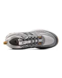 NEW BALANCE -  SCARPE DA RUNNING  TRAIL SYNTHETIC GRIGIE CON DETTAGLI GIALLI DA UOMO, M4105G0
