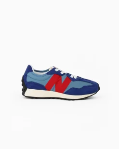 NEW BALANCE 327 - SNEAKERS DA BAMBINO BLU E ROSSA, NUMERATA 28/35 - PH327VD