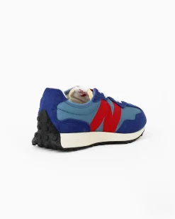 NEW BALANCE 327 - SNEAKERS DA BAMBINO BLU E ROSSA, NUMERATA 28/35 - PH327VD