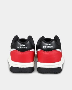 NEW BALANCE - SNEAKERS DA BAMBINO LIFESTYLE ROSSA E NERA, NUMERATA 28/35 - PSB480TT