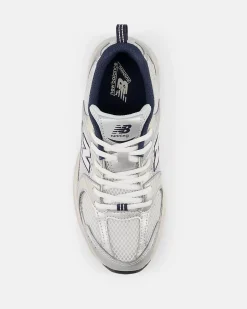 NEW BALANCE 530 – SNEAKERS DONNA LIFESTYLE ARGENTO / BEIGE / BLU – GR530KA