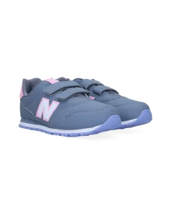NEW BALANCE - SNEAKERS JUNIOR GRIGIA E ROSA  LIFESTYLE SYN.LTHR/TEX - DAL 28 AL 35 - PV500BC1
