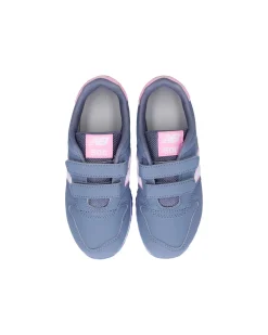 NEW BALANCE - SNEAKERS JUNIOR GRIGIA E ROSA  LIFESTYLE SYN.LTHR/TEX - DAL 28 AL 35 - PV500BC1