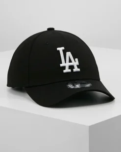 NEW ERA - Cappello nero regolabile con logo bianco - 9 FORTY