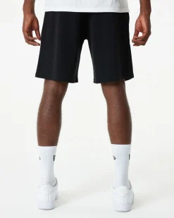 NEW ERA - Pantaloni corti neri con logo Chicago Bulls