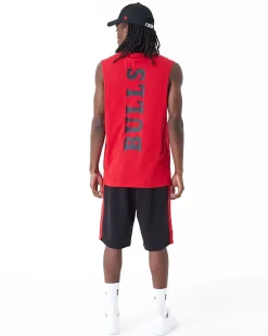 NEW ERA - SMANICATO CHICAGO BULLS ROSSO DA UOMO, 60435483