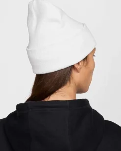 NIKE - Berretto bianco con logo nero - HF0186/100