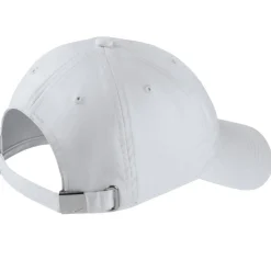 NIKE - Berretto bianco da ragazzo con logo metallico e chiusura regolabile - HERITAGE 86