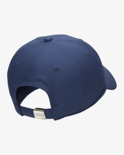 NIKE - Cappello blu regolabile con logo metalizzato - FB5372/410