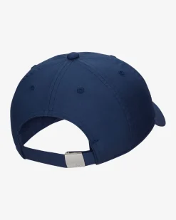 NIKE - Cappello blu regolabile da bambino con logo metallizzato