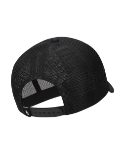 NIKE - Cappello nero regolabile da bambino con posteriore in mesh