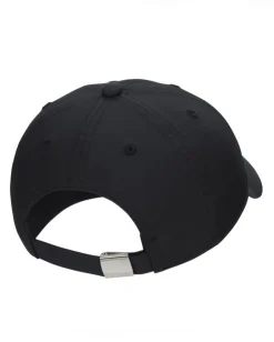 NIKE - Cappello nero regolabile da bambino con logo metallizzato