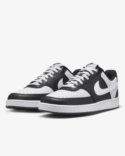 NIKE COURT VISION LOW - Scarpa bianca e nera  DH3158/003