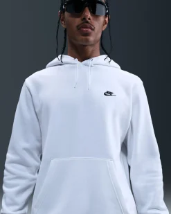 NIKE – FELPA UOMO CLUB BIANCA – FN3859/100