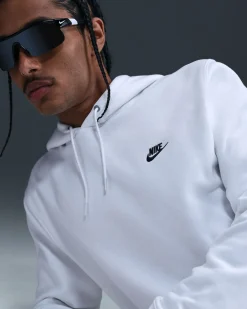 NIKE – FELPA UOMO CLUB BIANCA – FN3859/100