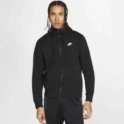 NIKE - JACKET C/CAPP.NSW CLUB HD FZ BB BLACK