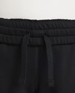 NIKE - Pantaloncino corto nero da bambino con logo bianco