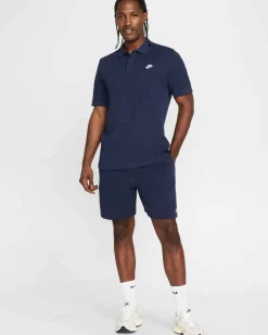 NIKE -  PANTALONCINO UOMO BLU SCURO CLUB KNIT, FQ4359-451