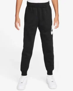 NIKE - Pantalone tuta da bambino nero con logo bianco
